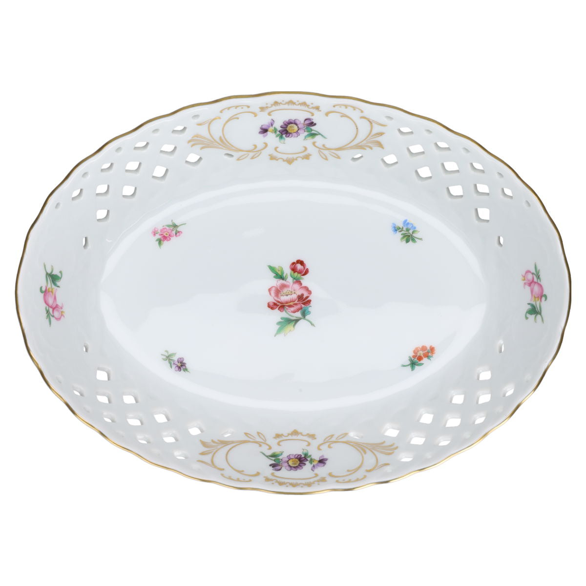 Durchbruchschale oval Streublume