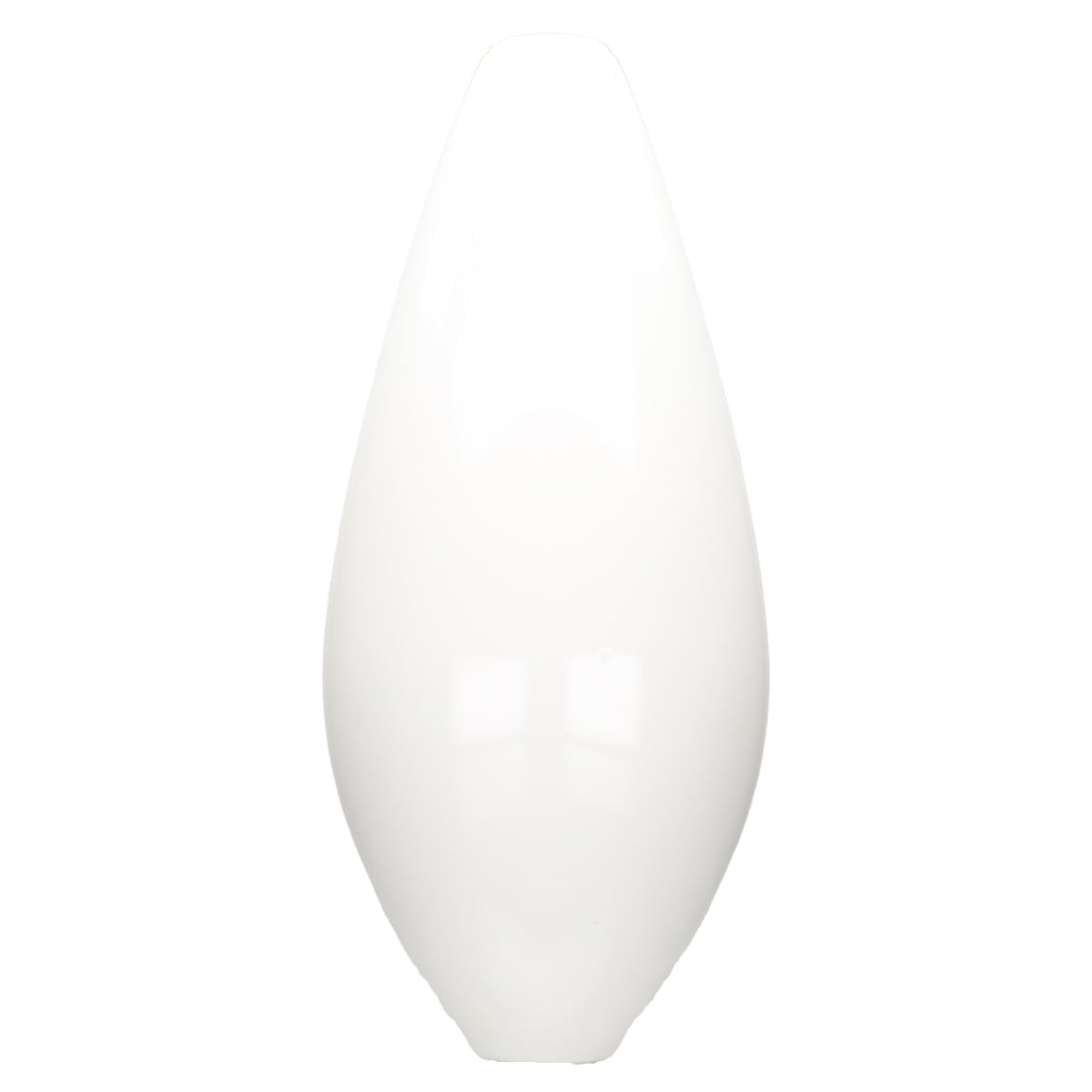 Bodenvase groß weiß Kolbenform II.Wahl