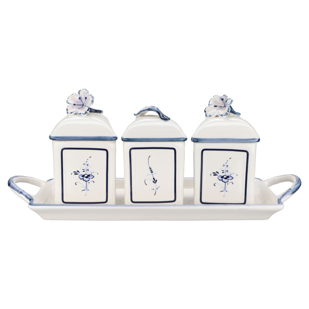 Tablett Charm mit 3 Vorratsdosen