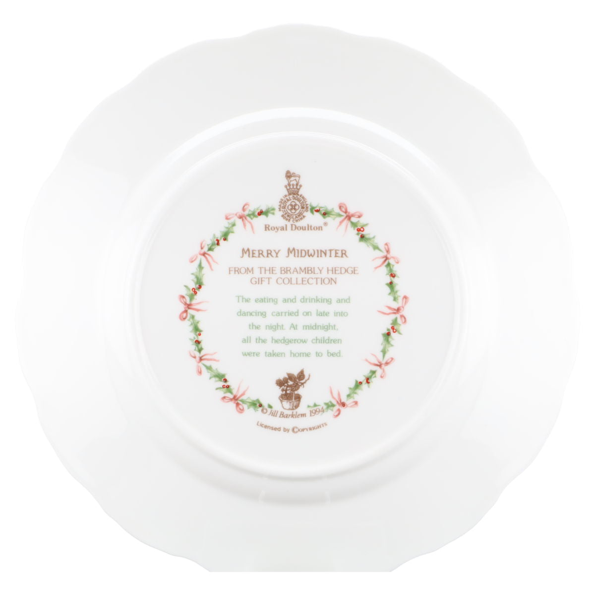 Kuchenteller Merry Midwinter