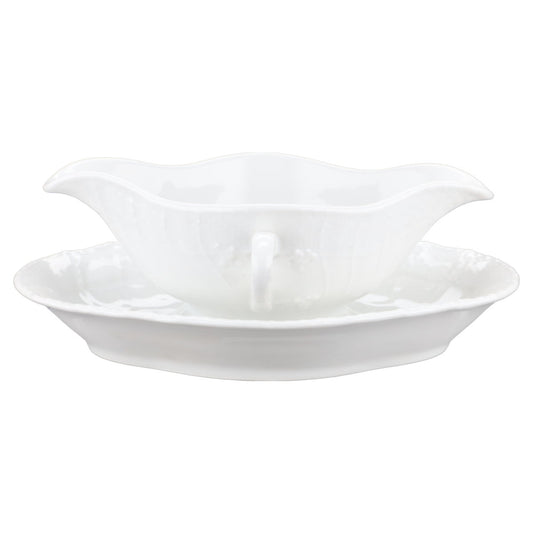 Sauciere mit Teller einteilig klein