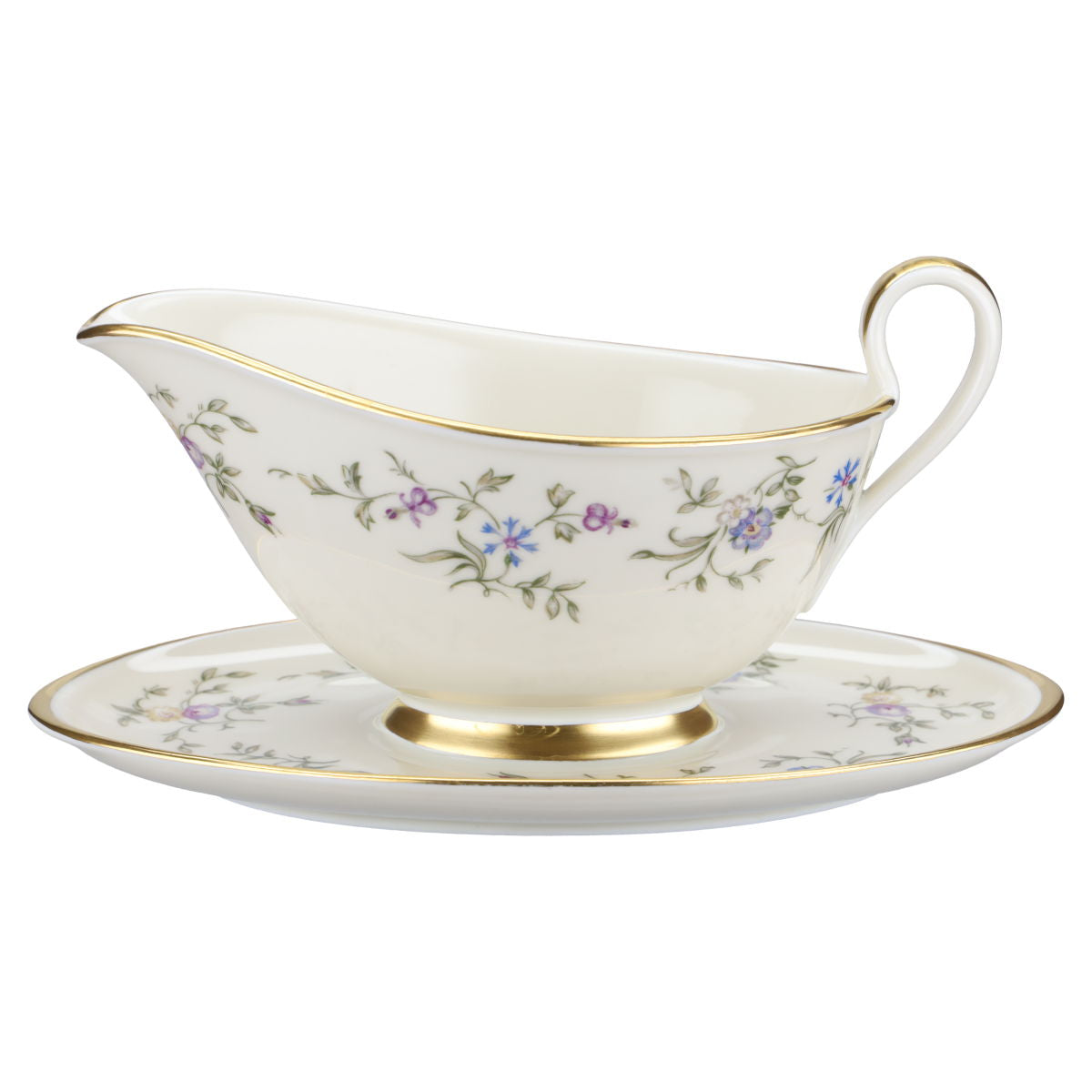 Sauciere mit Teller einteilig