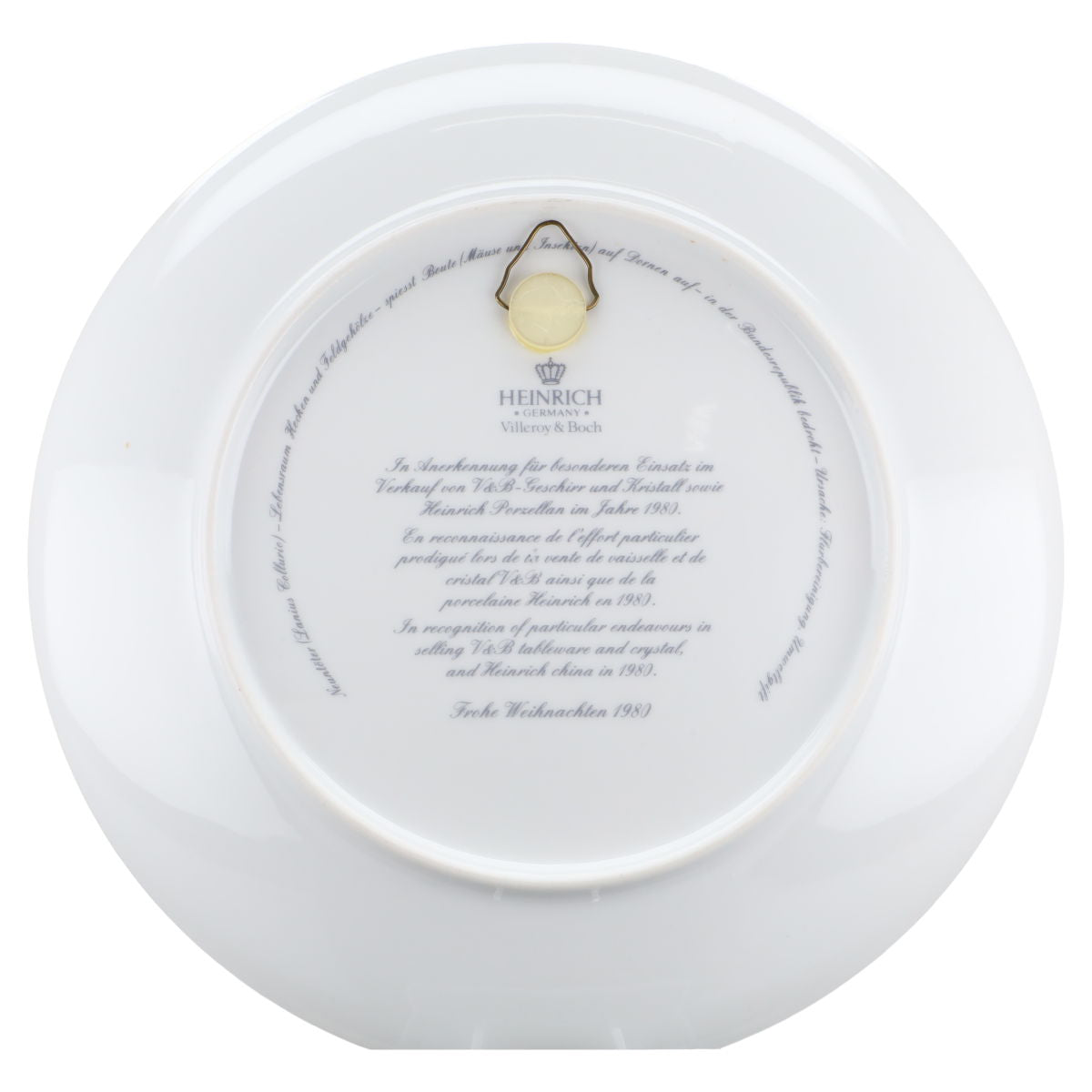 Wandteller 1980 - Neuntöter (Lanius Collurio)