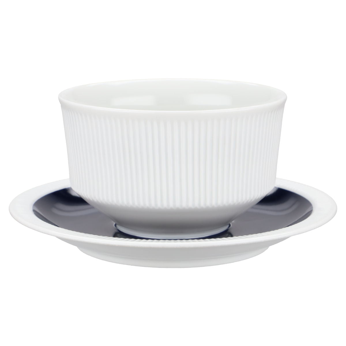 Sauciere mit Teller einteilig