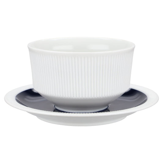 Sauciere mit Teller einteilig