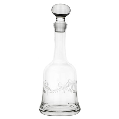 Glasflasche runder Deckel