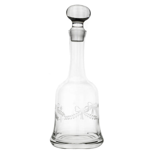 Glasflasche runder Deckel