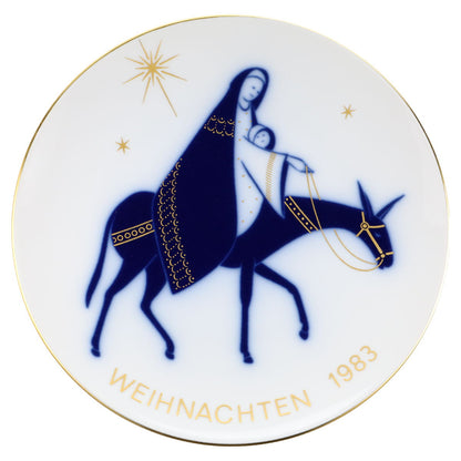 Weihnachtsteller 1983 in OVP