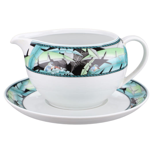 Sauciere mit Teller 2-teilig