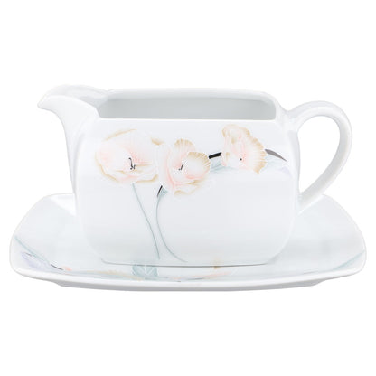 Sauciere mit Teller 2-tlg