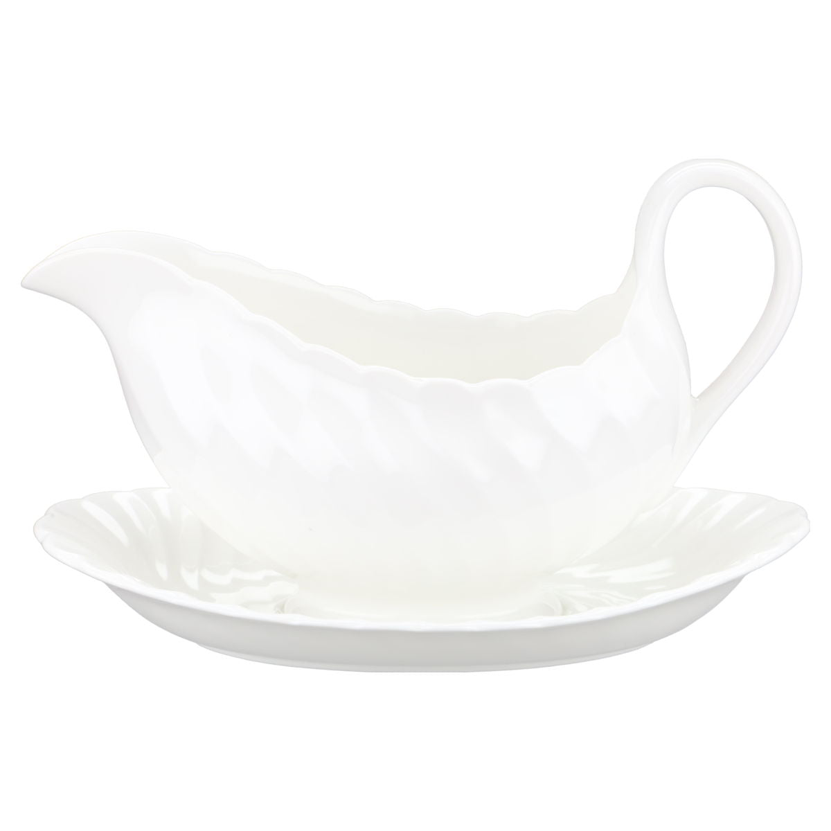 Sauciere mit Teller 2-tlg