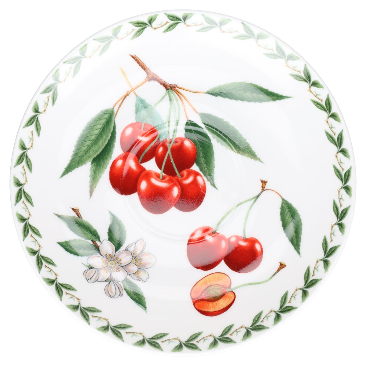 Untertasse D 17,5 cm Cherry Kirsche