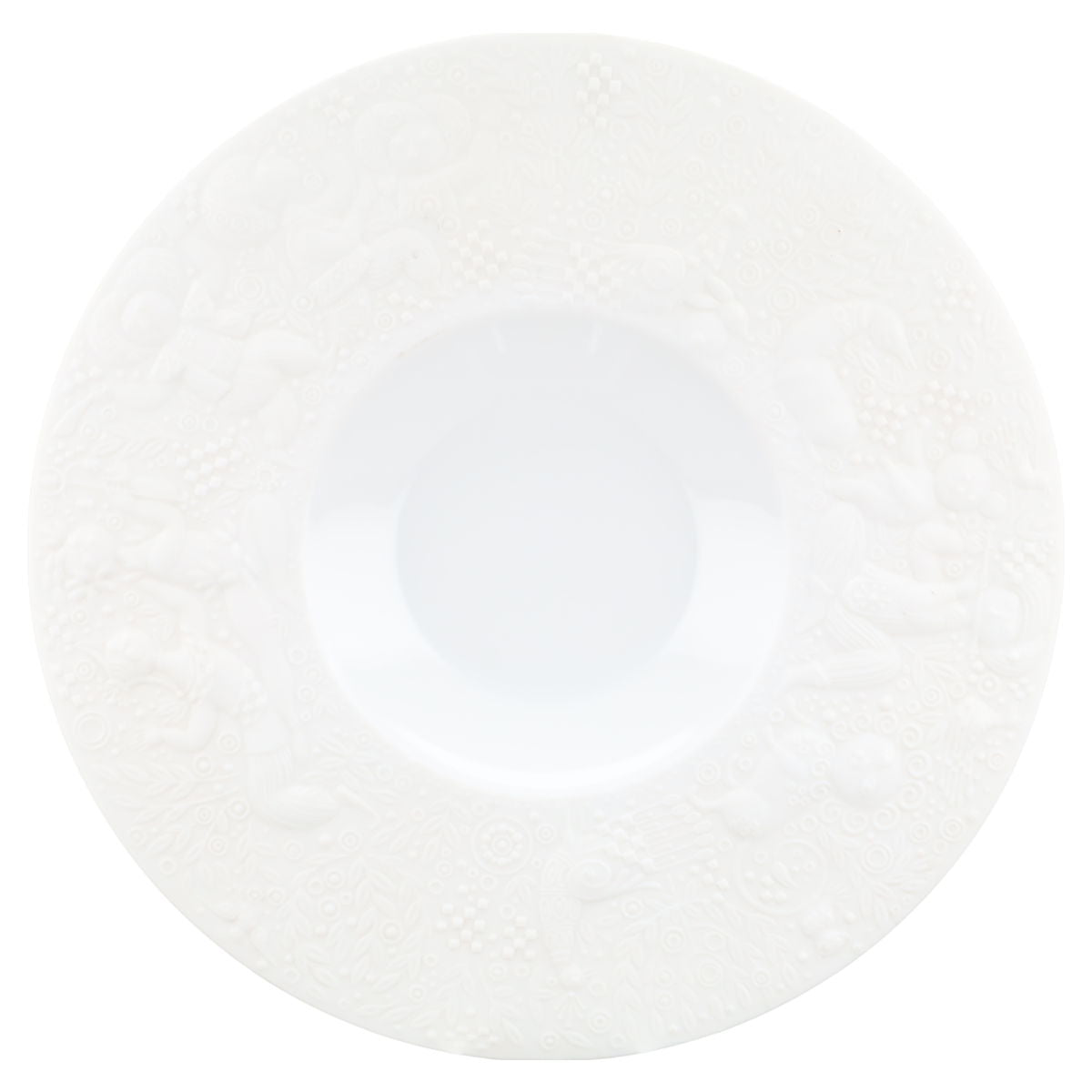 Sauciere mit Deckel und Teller, 3-tlg.