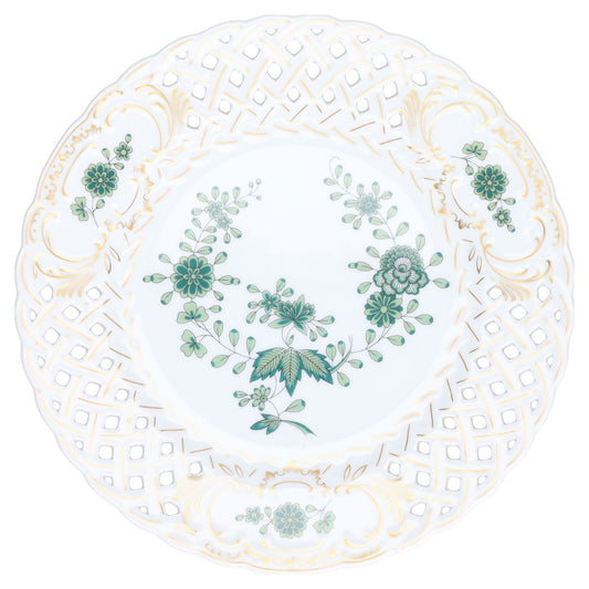 Durchbruchteller mit Gold D 21,7 cm