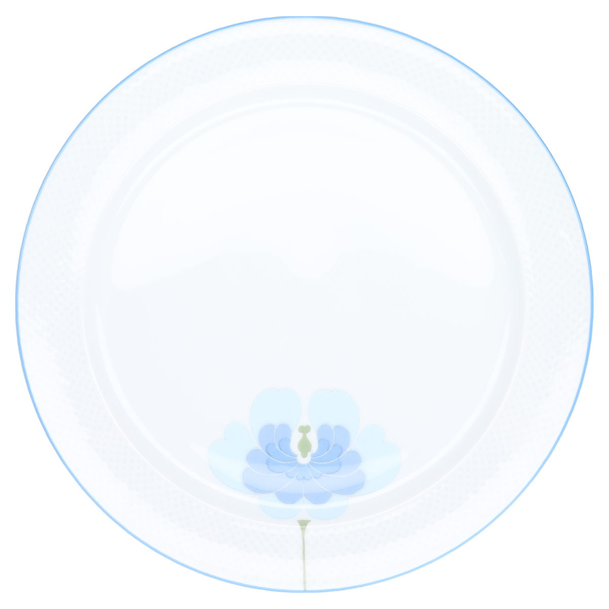 Speiseteller mit Fahne