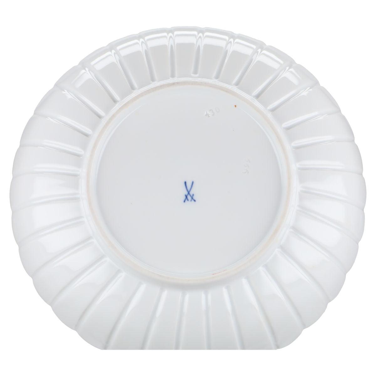 Schale Facettenschale I.Wahl Kornblume blau