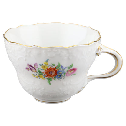 Kaffeetasse Motiv Aster Orange / Blüte Pink