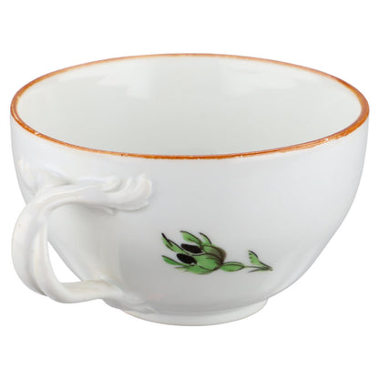 Teetasse klein alt Knaufzeit Braune Rose