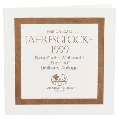 Jahresglocke 1999 Europäische Weihnacht England