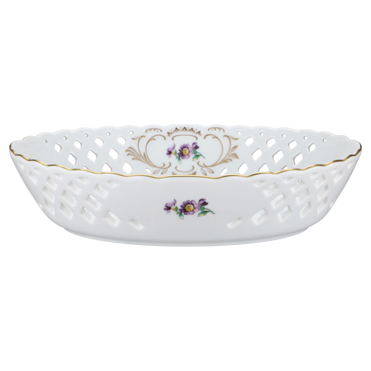 Durchbruchschale oval Streublume