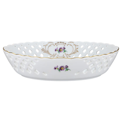 Durchbruchschale oval Streublume