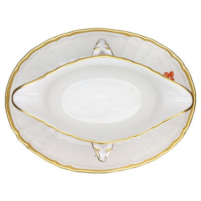 Sauciere einteilig mit Teller