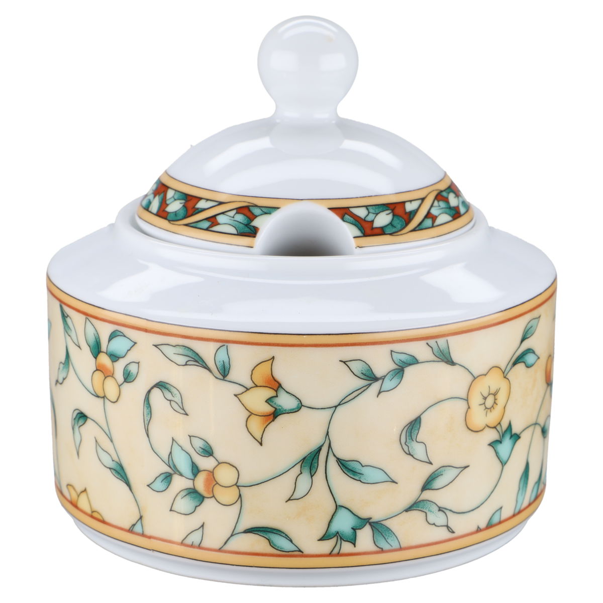 Konfitürendose mit Öffnung im Deckel