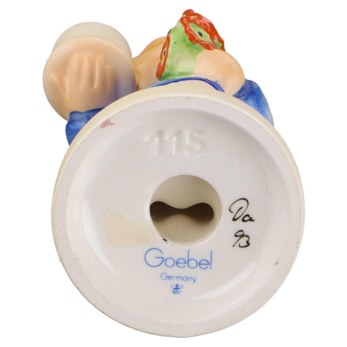 Mädchen mit Blumenstrauß und Kerzenhalter Modell 115