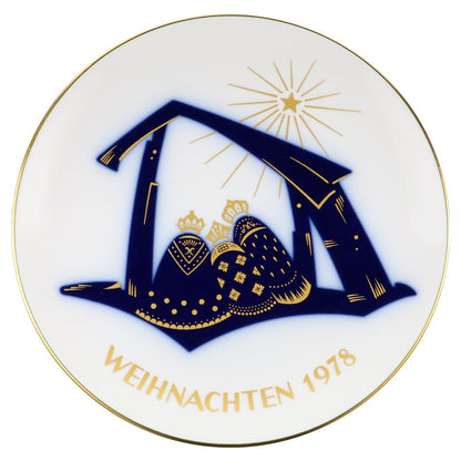 Weihnachtsteller 1978 in OVP