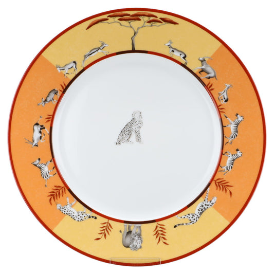 Speiseteller Gepard sitzend