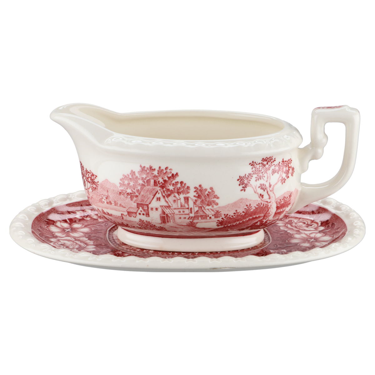 Buttersauciere mit Teller 2-tlg