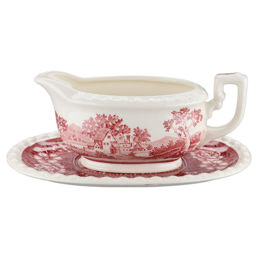 Buttersauciere mit Teller 2-tlg