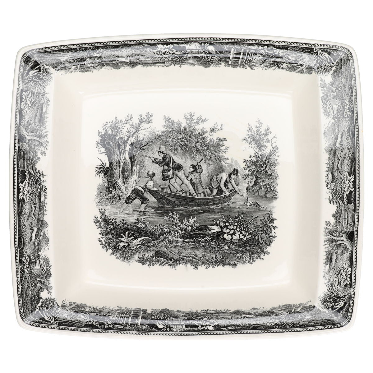 Servierschale mit Fahne