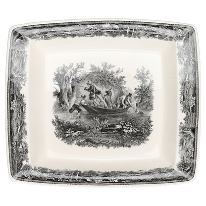 Servierschale mit Fahne