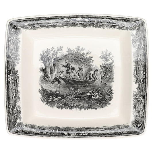 Servierschale mit Fahne