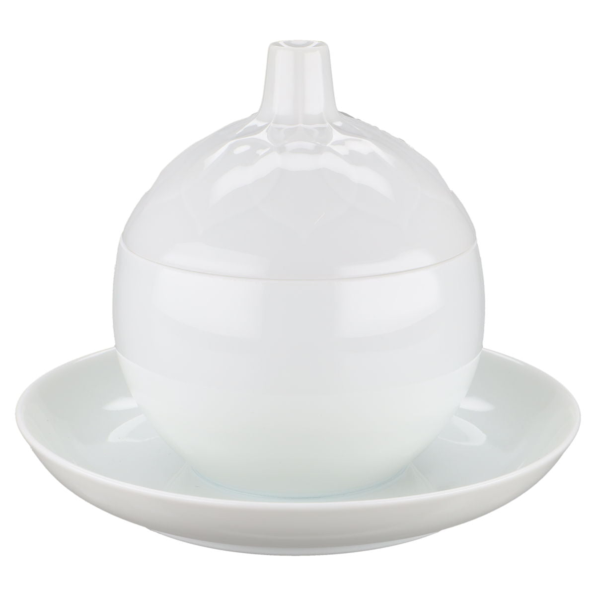 Konfitürendose auf Teller einteilig