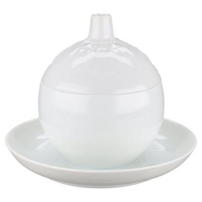 Konfitürendose auf Teller einteilig