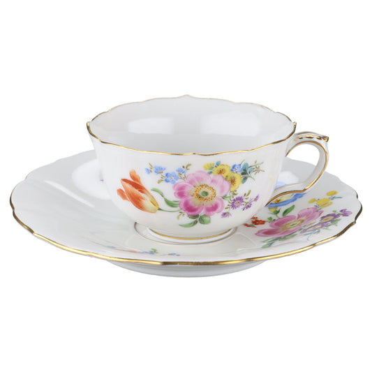 Mokkatasse Espressotasse mit Untere Motiv Wildrose