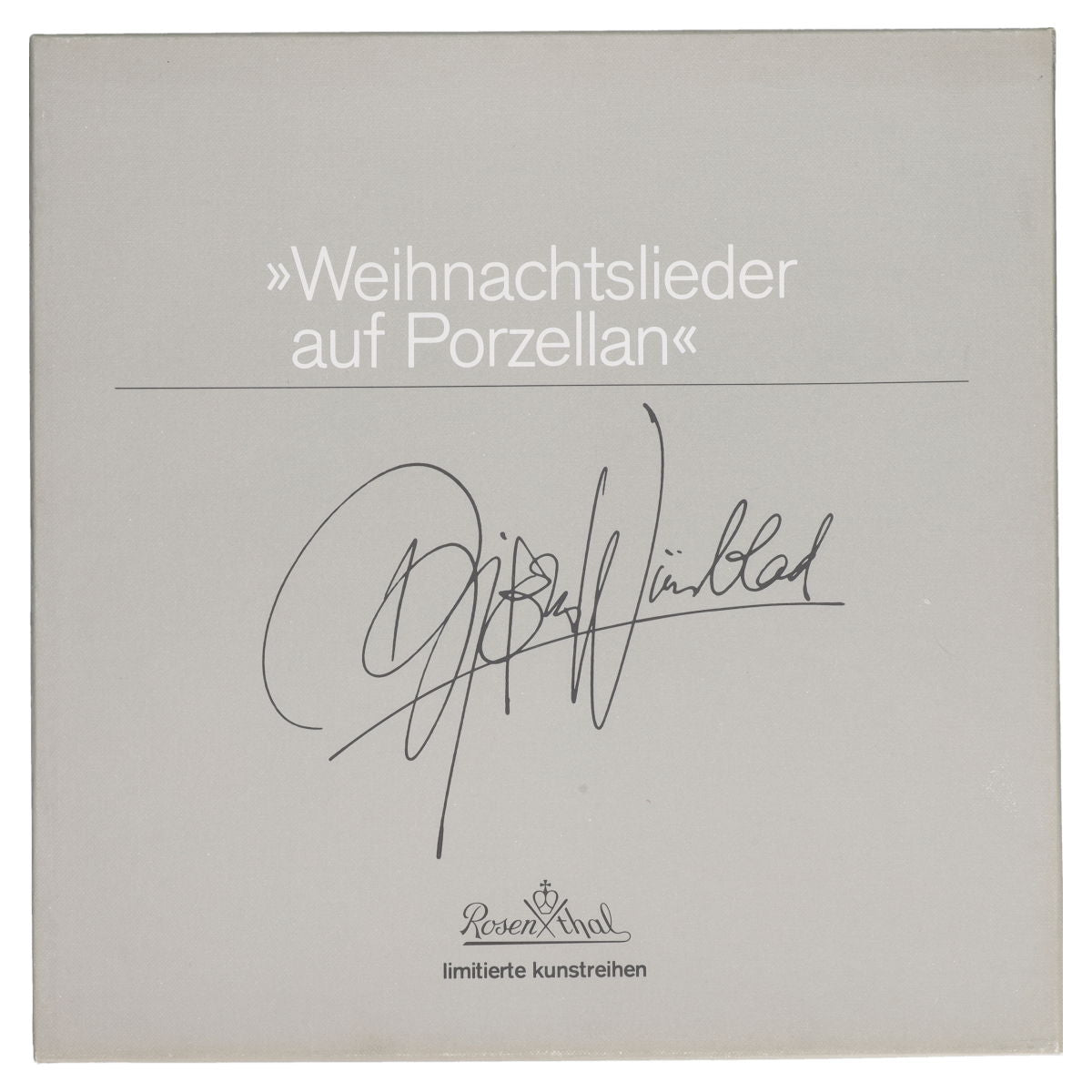 Weihnachtsteller 1987 - O du fröhliche