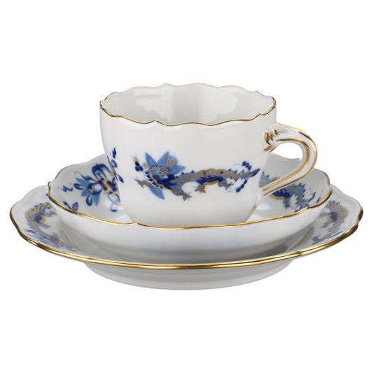 Mokkatasse Espressotasse als Gedeck 3-tlg.