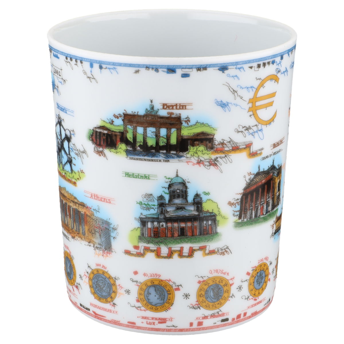 Kaffeebecher Euro Cities mit OVP
