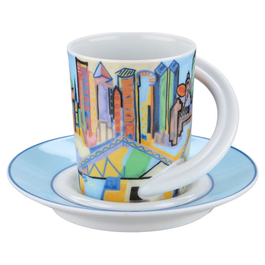 Mokkatasse Espressotasse mit Untere Frankfurt