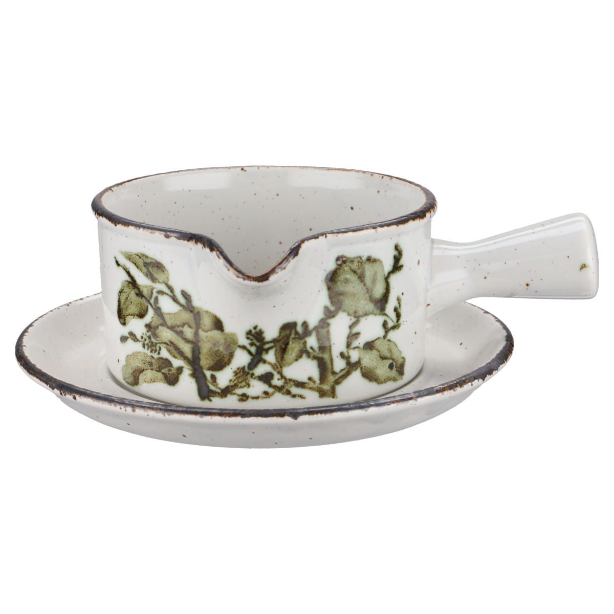 Sauciere mit Teller 2-tlg