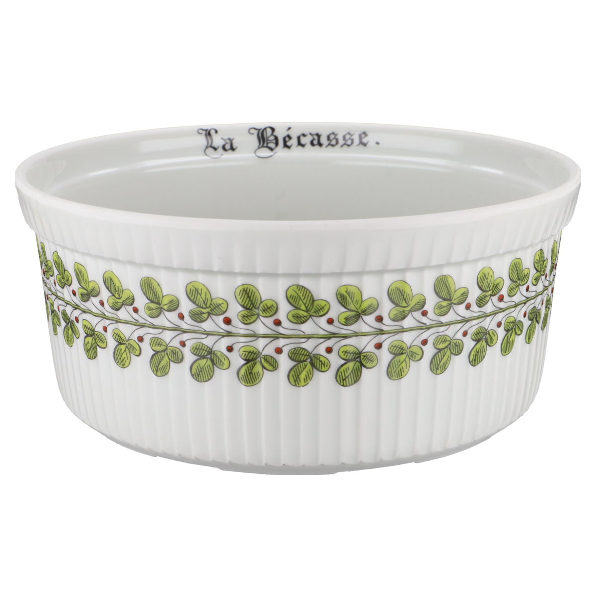 Auflaufform rund mittelgroß La Bécasse Doppelkranz