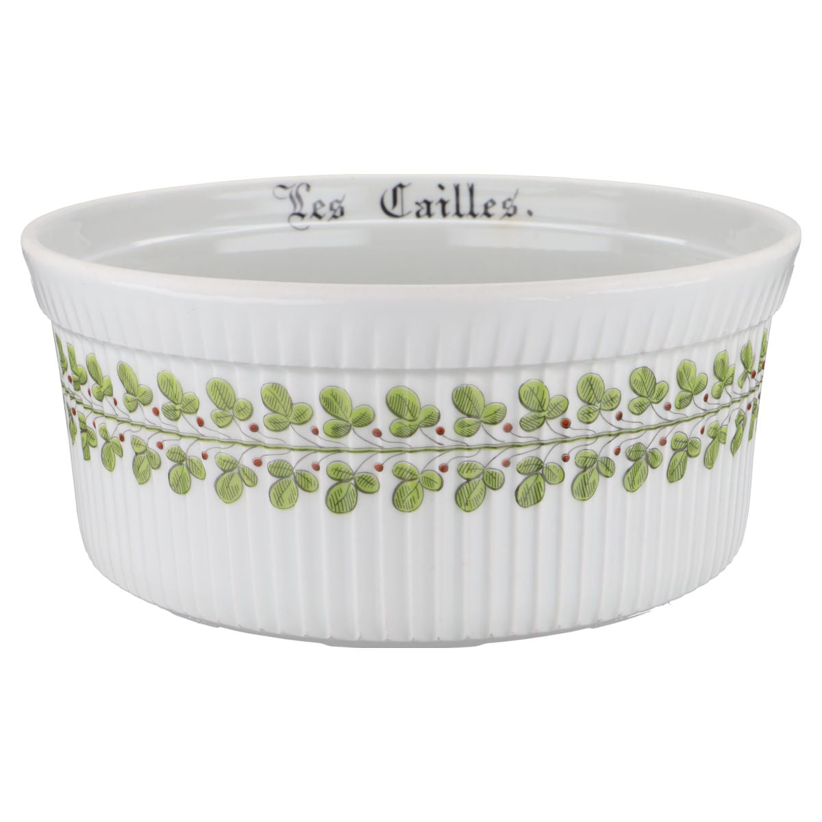 Auflaufform rund groß Les Cailles Doppelkranz