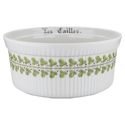 Auflaufform rund groß Les Cailles Doppelkranz