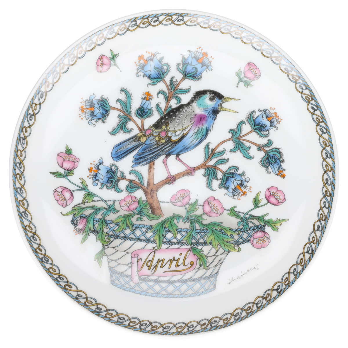 Wandteller 04 April Star II. Wahl