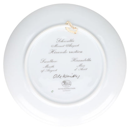 Wandteller 08 August Schwalbe II. Wahl