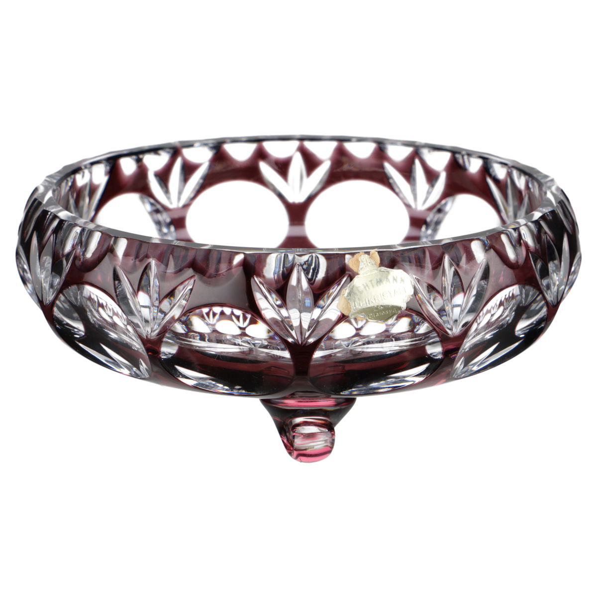 Schale auf 3 Füßen Amethyst klein