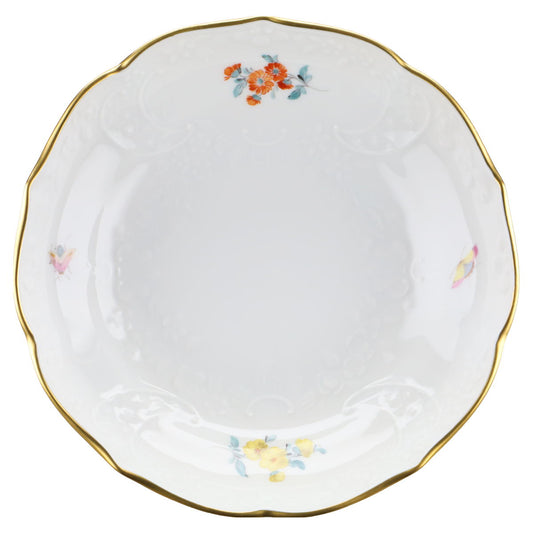 Untertasse für Kaffee Motiv Aster Orange / Blüte Gelb